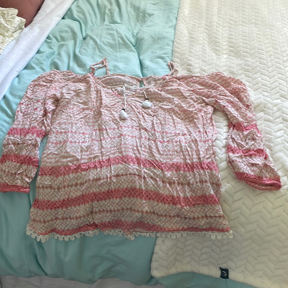Pink blouse